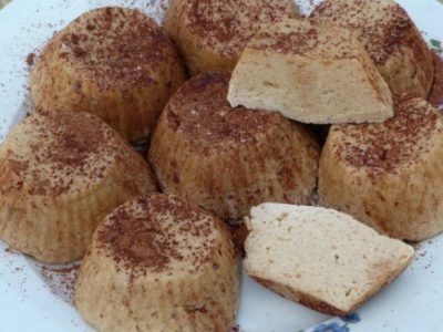 Творожное суфле с печеньем