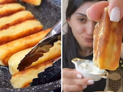 Творожные брусочки на сковороде