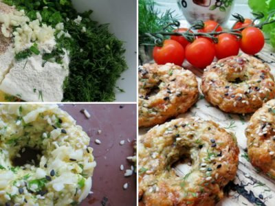 Несладкие творожные бублики