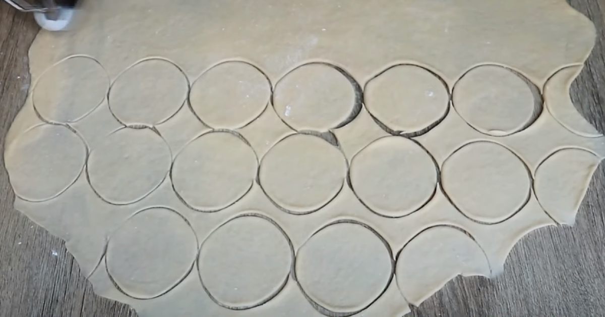 кружочки из теста