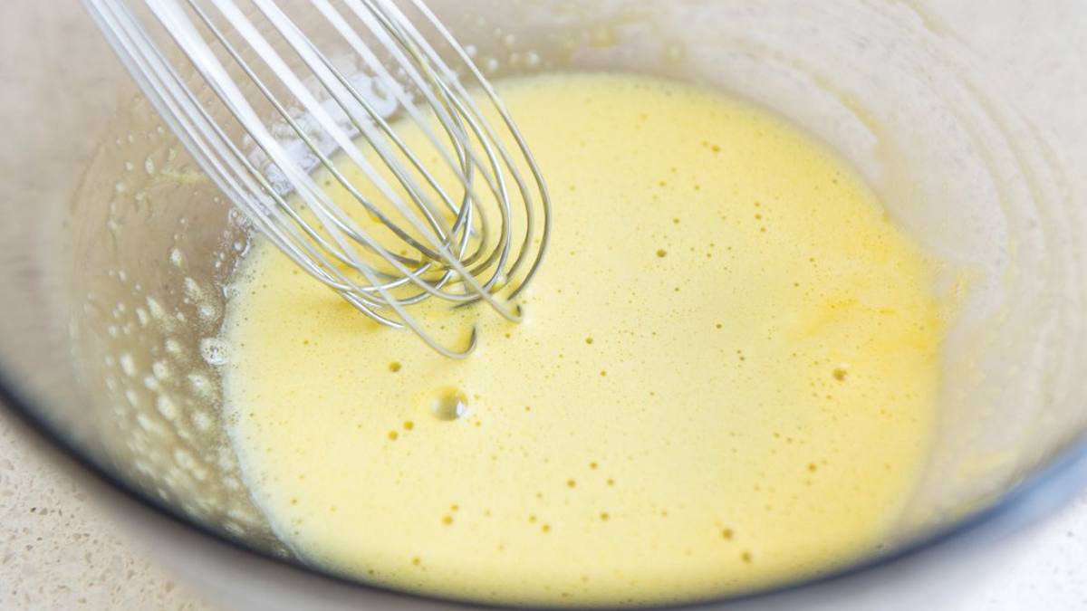 яйца с молоком