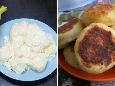 Творожные булочки за 5 минут с бананом и шоколадом