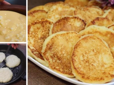 Творожные оладьи