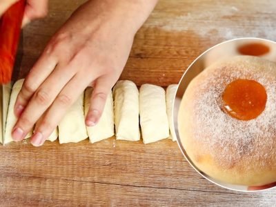 Пышные творожные пончики в духовке