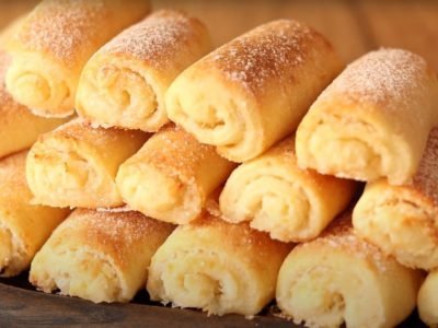 Творожные трубочки