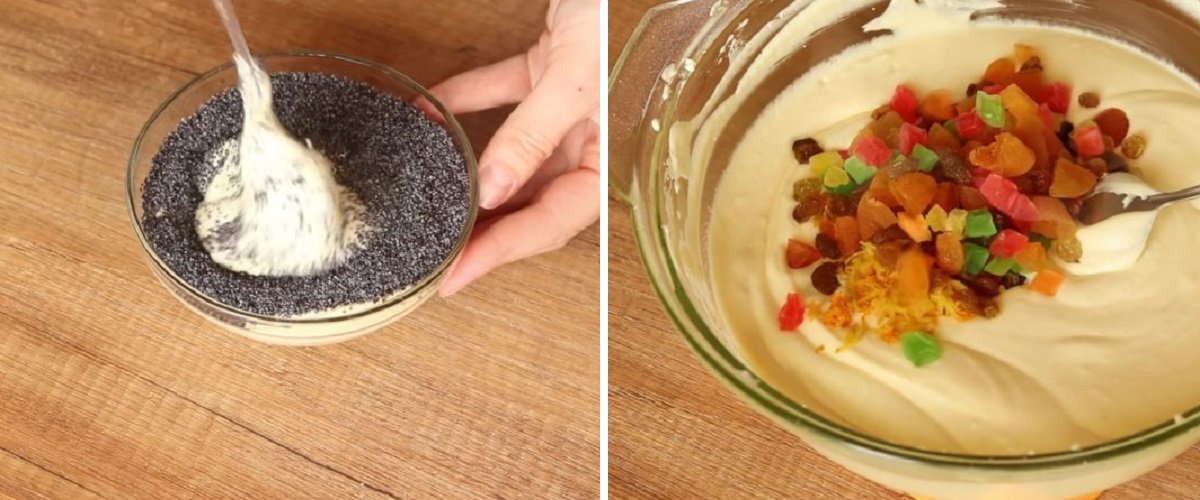 творожная запеканка с цукатами