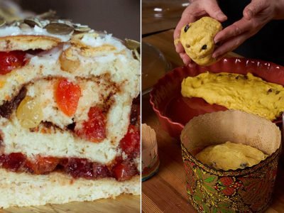 Творожный кулич