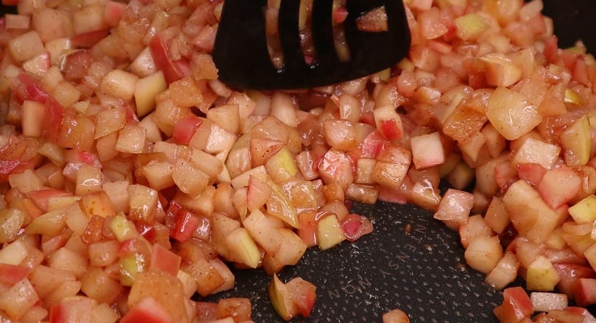 карамелизированные яблоки