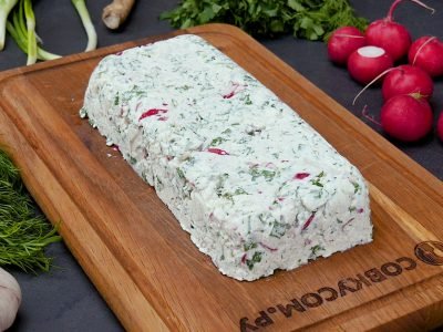 Творожный террин с редисом