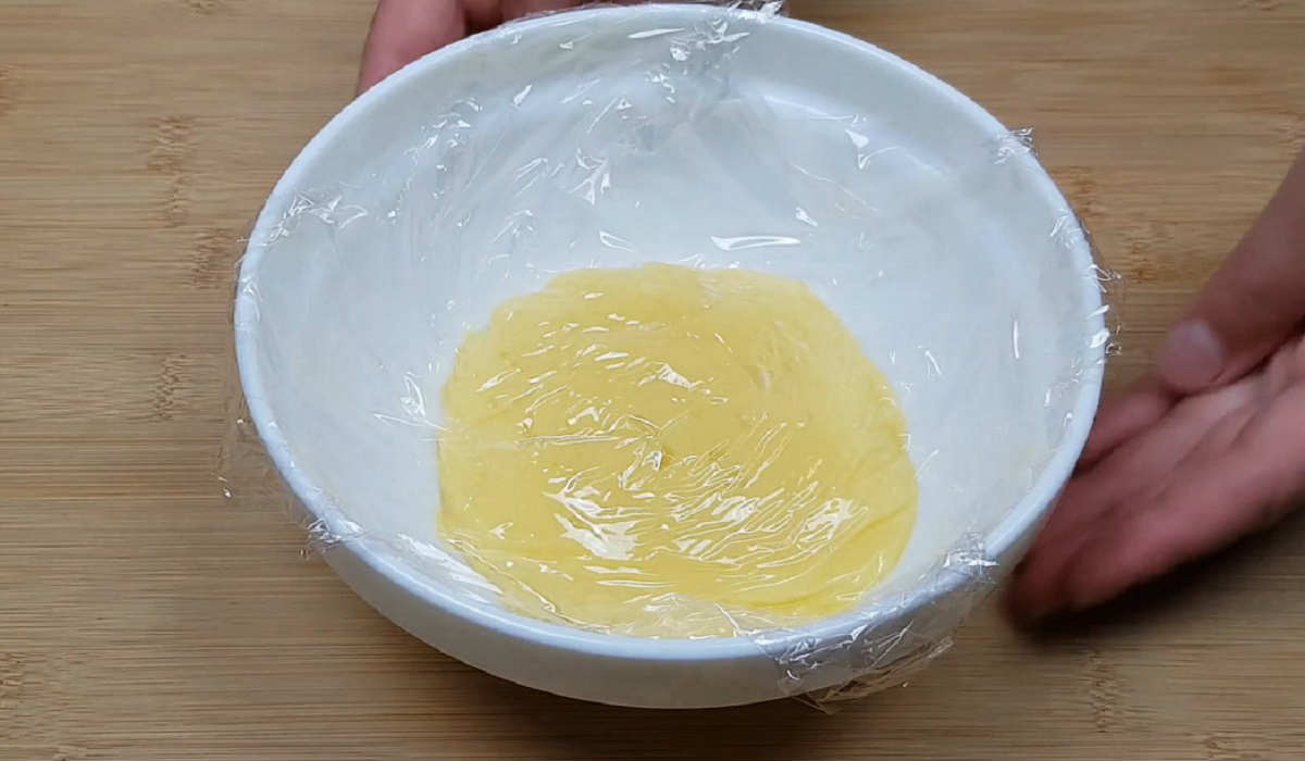 заварная основа под пленкой