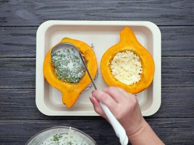 Тыква с сыром