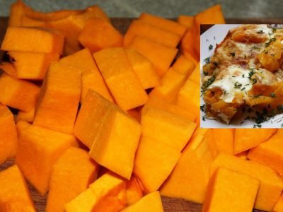 Тыква в сметанном соусе