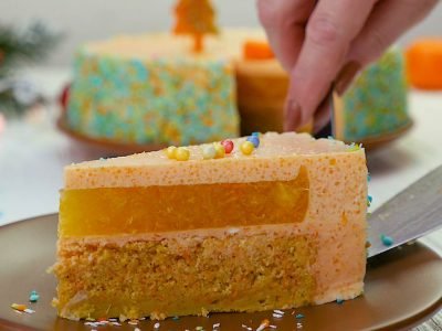 Муссовый тыквенно-апельсиновый торт