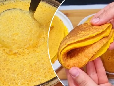 Тыквенные блинчики на дрожжах