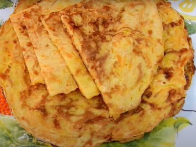 Тыквенные лепешки с сыром