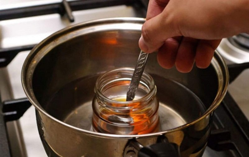 масло на водяной бане
