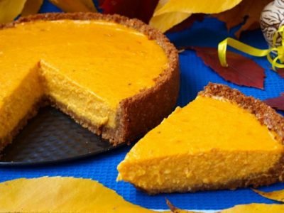 Тыквенный чизкейк без выпечки