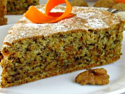 Тыквенный пирог с орехами