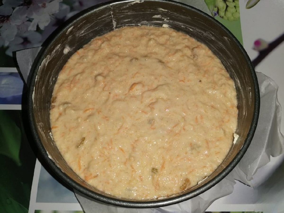 тесто в форме