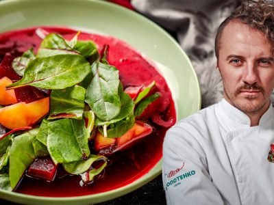 Украинский борщ с крапивой от Евгения Клопотенко