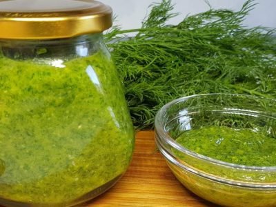 Укропный соус на зиму