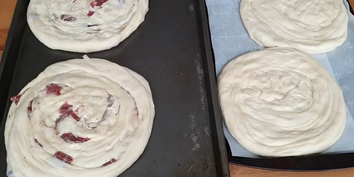 узбекские лепешки на противне