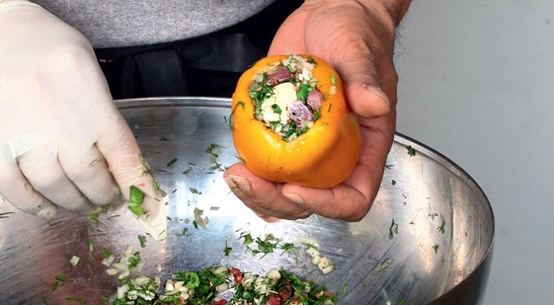 нафаршировать перец