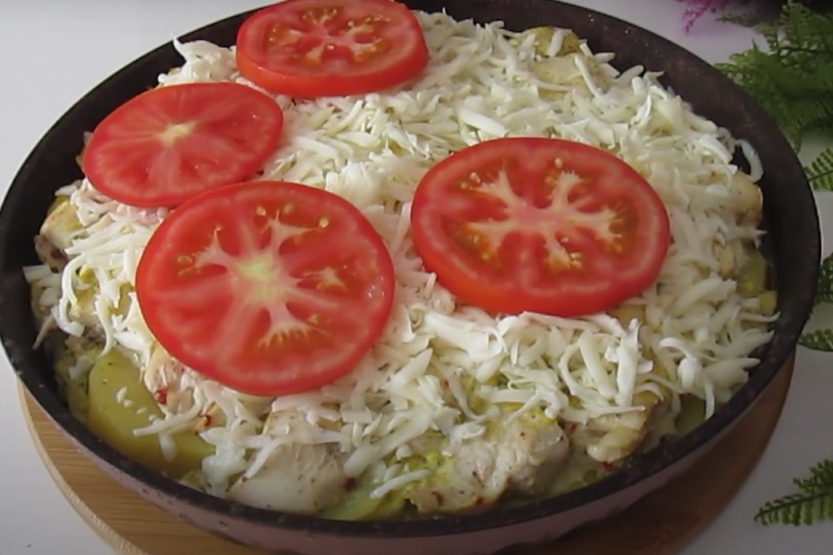 ужин из куриного филе