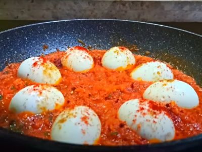 Ужин из яиц