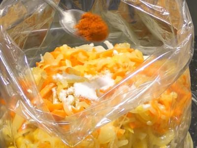 Сытный ужин в рукаве