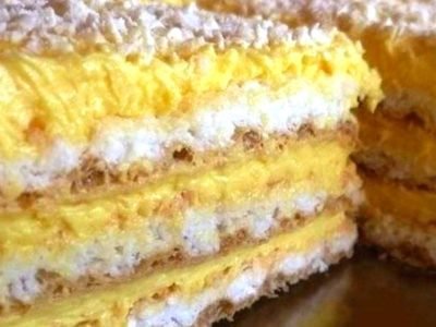 Вафельный торт «Рафаэлло»