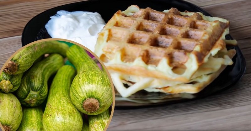 приготовление вафель из кабачков