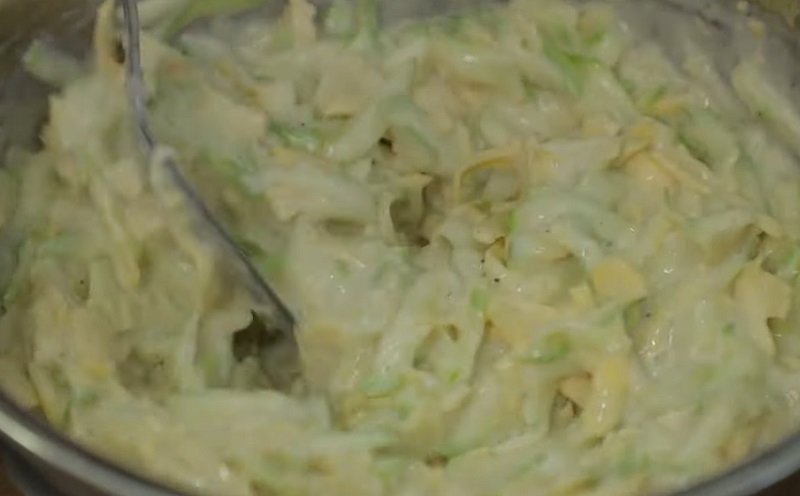 масса из кабачков и сыра