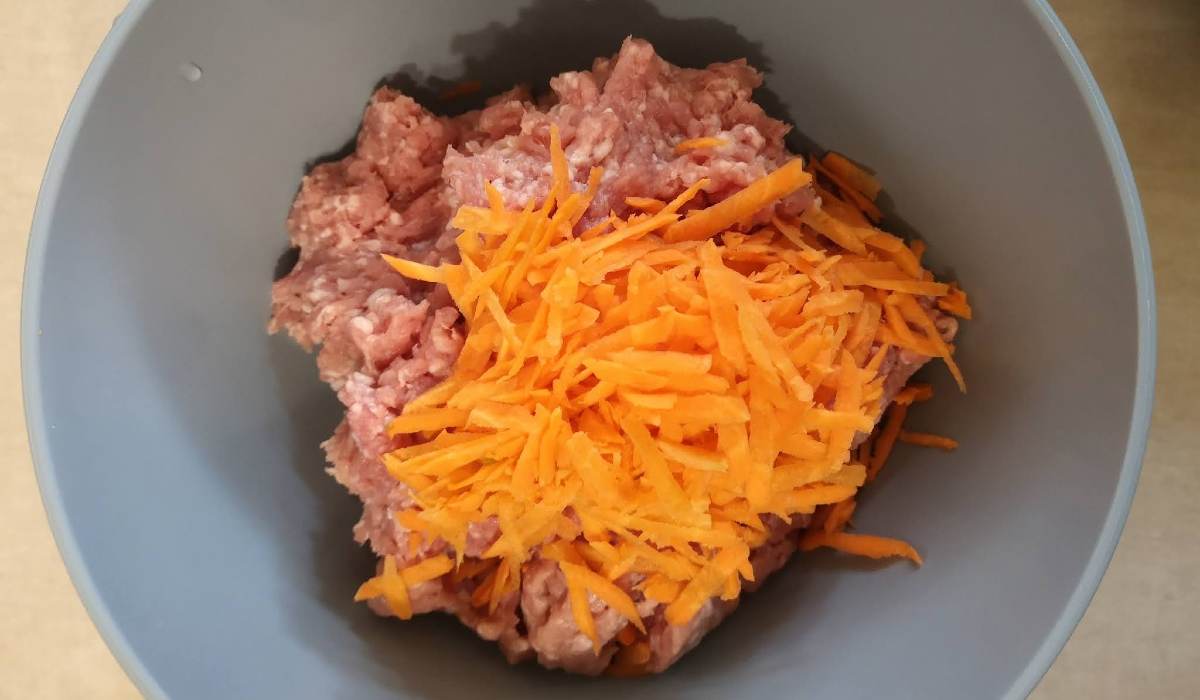 фарш с морковью
