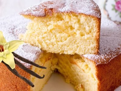 Ванильный пирог за 5 минут