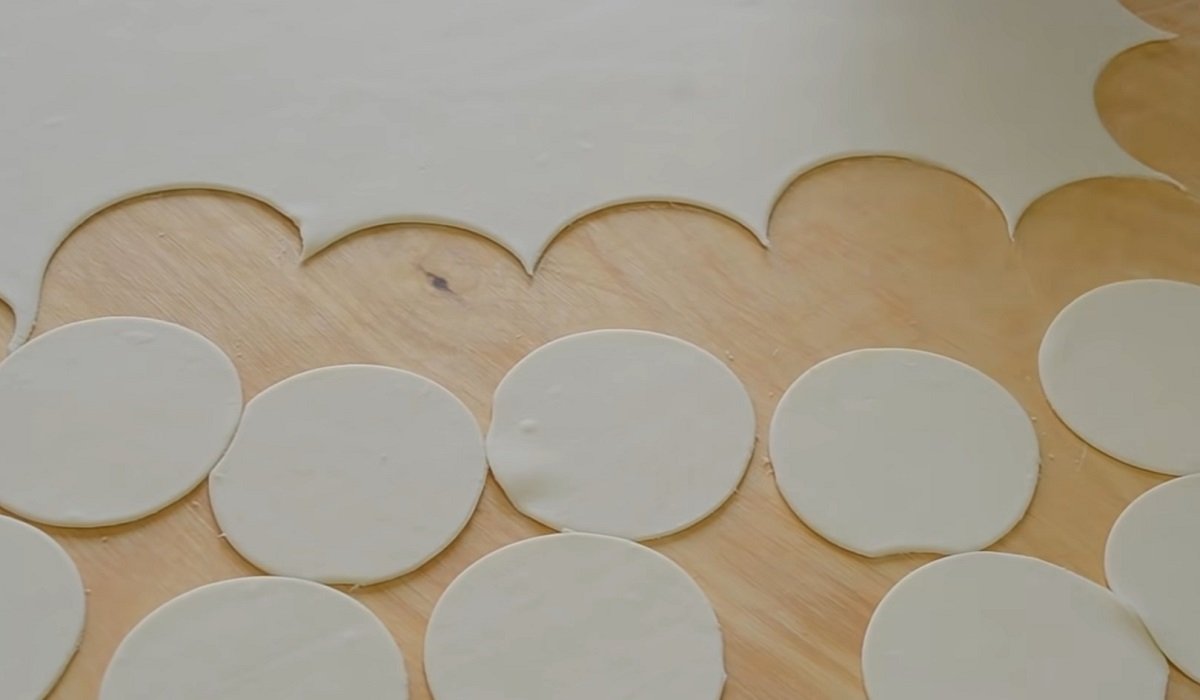 кружочки из теста