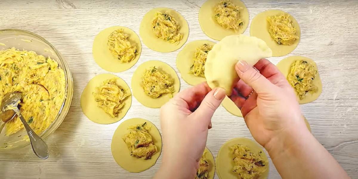 тесто с начинкой