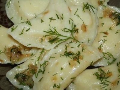 Вареники на минералке