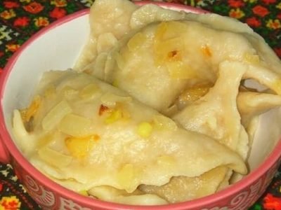 Вареники с говядиной: украинские гилуны