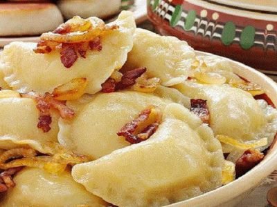 Вареники с картофелем и грибами