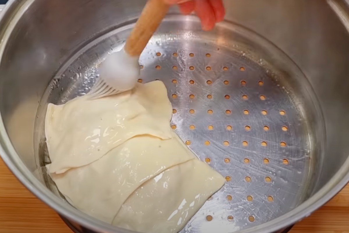 вареники на пару