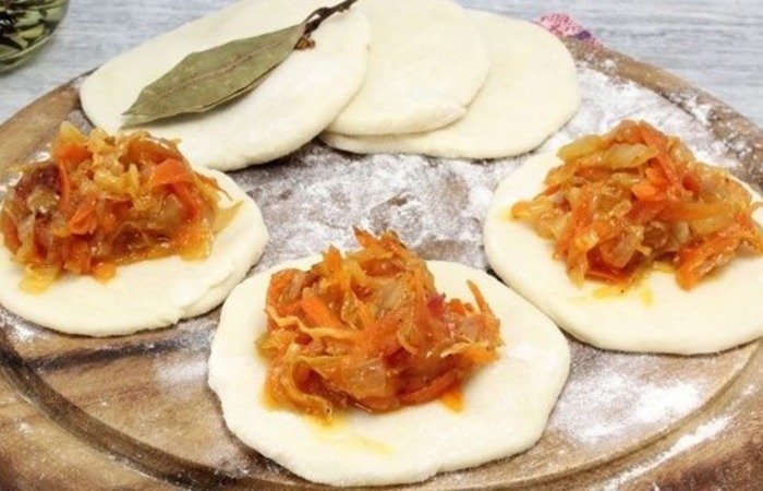 вареники с начинкой из капусты