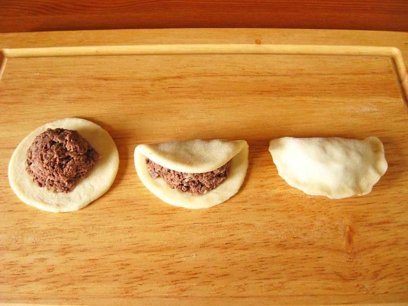 как лепить вареники