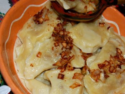 Вареники с салом