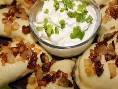 Вареники с сырым картофелем