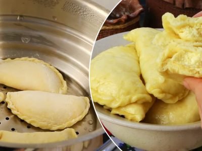 Украинские вареники с творогом на пару