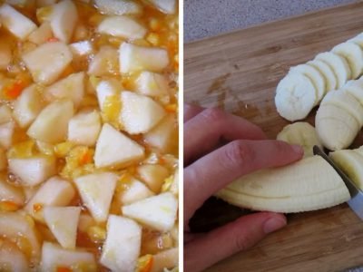 Варенье из бананов и яблок