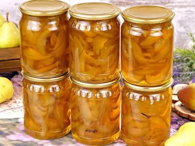 Варенье из груш с лимоном