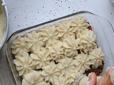 Веганский пастуший пирог с чечевицей