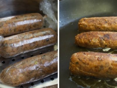 Вегетарианские сосиски